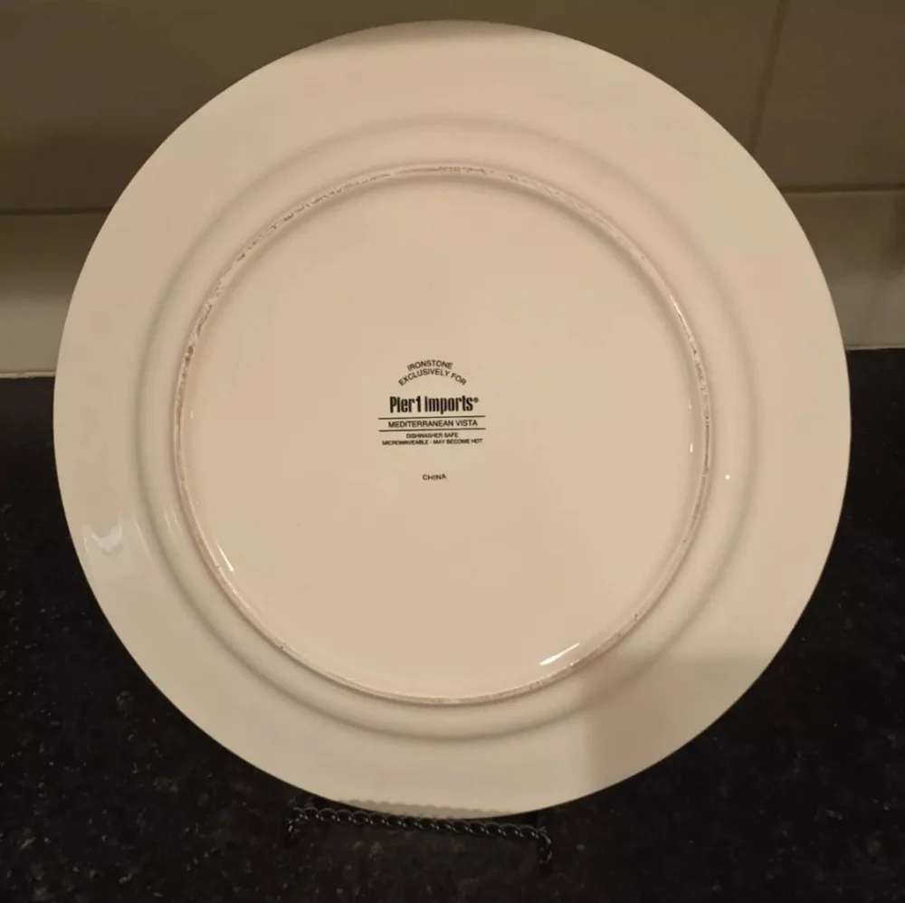Pier 1 Imports Mediterranean Vista Dinner Plate